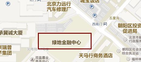 绿地金融中心地图